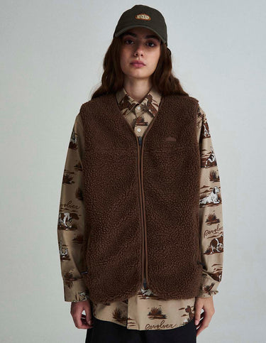 Chaleco Sherpa Marrón - Chaleco | Ropa Revolver