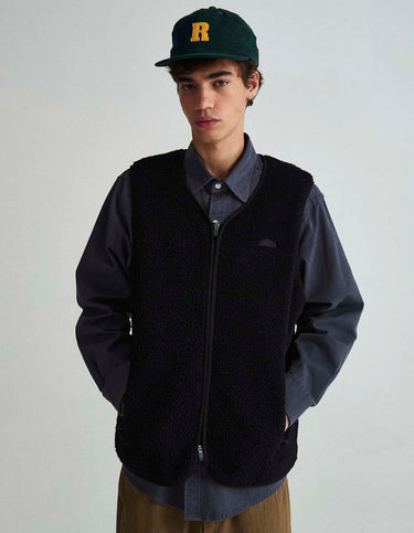 Chaleco Sherpa Negro - Chaleco | Ropa Revolver