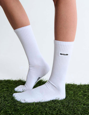 Medias Embroidery Blanco - Accesorio | Ropa Revolver