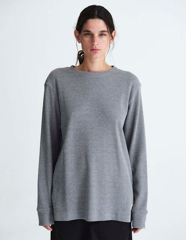 Pull Waffle Gris Melange - Buzo | Ropa Revolver