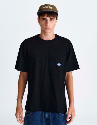 Remera Labor Bolsillo Pesada Negro - Remera | Ropa Revolver