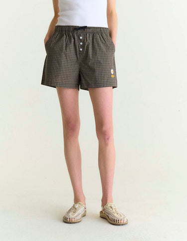 Short Nilan Cuadros Marrón - Short | Ropa Revolver