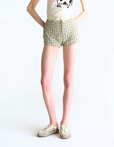 Short Totori Cuadros Crudo - Short | Ropa Revolver