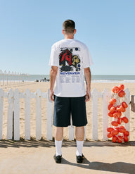 Remera Crucigrama Blanco