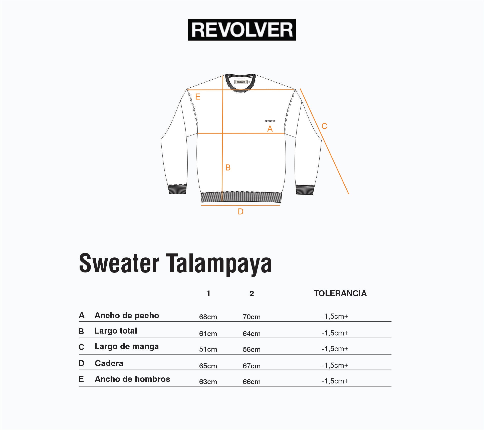 Guía de Talles - Sweater Talampaya Degradé