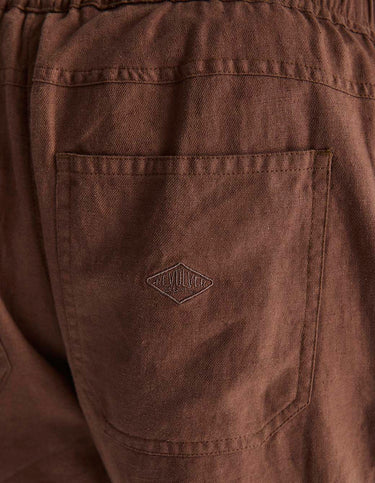 Bermuda Duni Lino Marrón - Bermuda  | Ropa Revolver (foto 2)