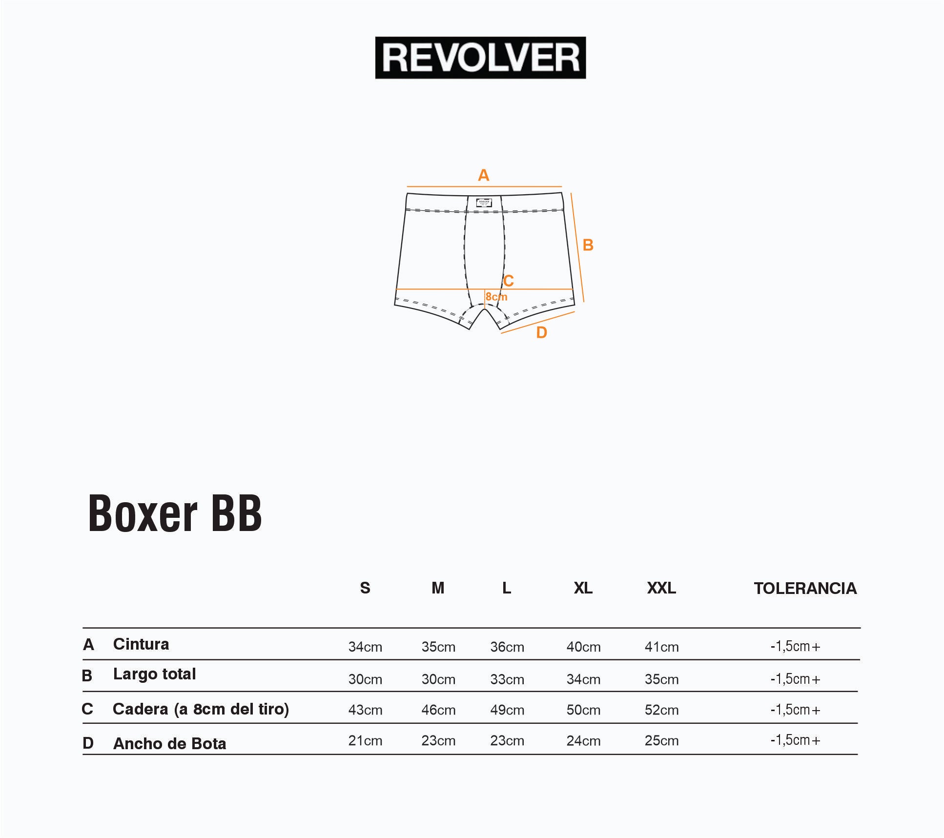 Guía de Talles - Bóxer BB Blanco