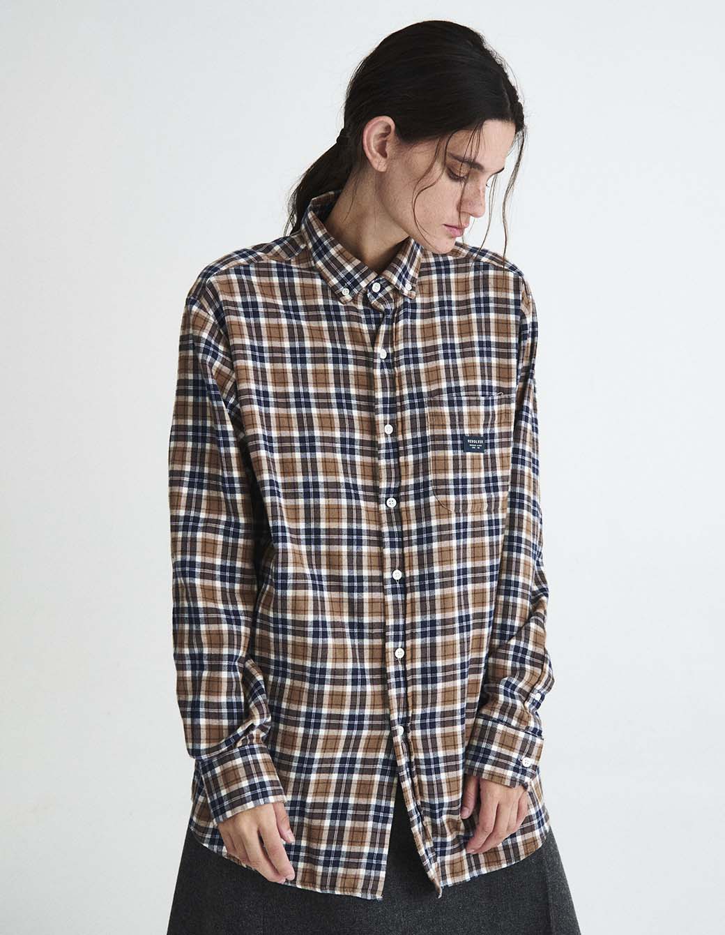 Camisa Aster Marrón Claro