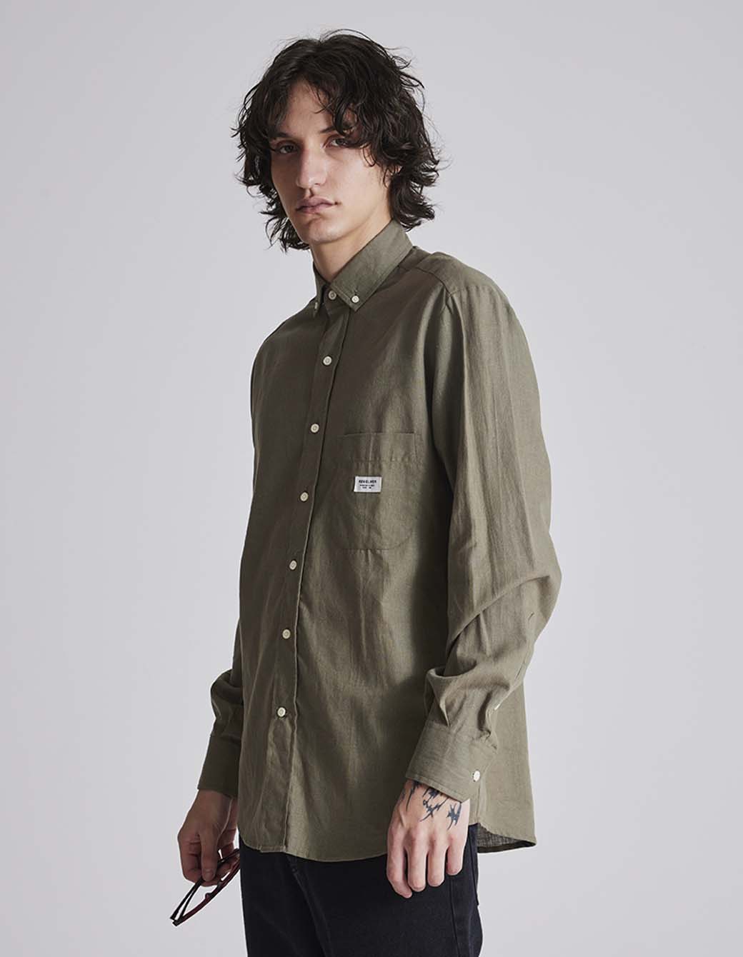 Camisa Beautiful Lino Verde