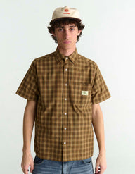 Camisa Discovery Cuadros Marrón