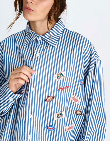 Camisa Eron Logos Rayas - Camisa | Ropa Revolver (foto 2)