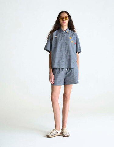 Camisa Nilan Cuadros Celeste - Camisa | Ropa Revolver (foto 2)