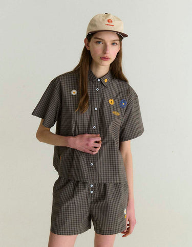 Camisa Nilan Cuadros Marrón - Camisa | Ropa Revolver
