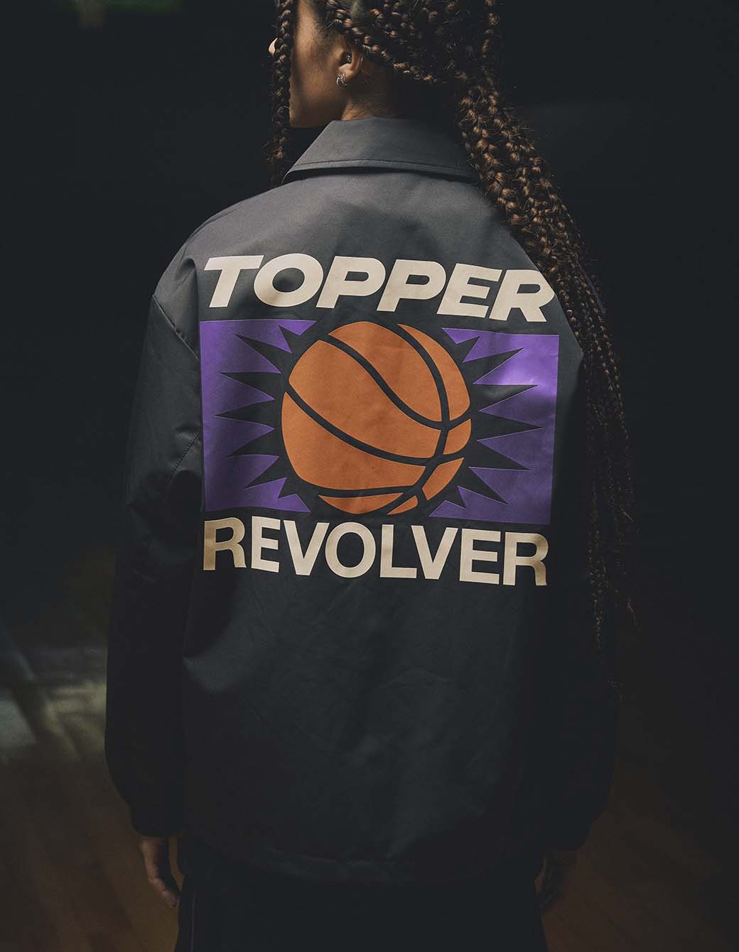 Campera Coach Negro - TOPPER x REVOLVER