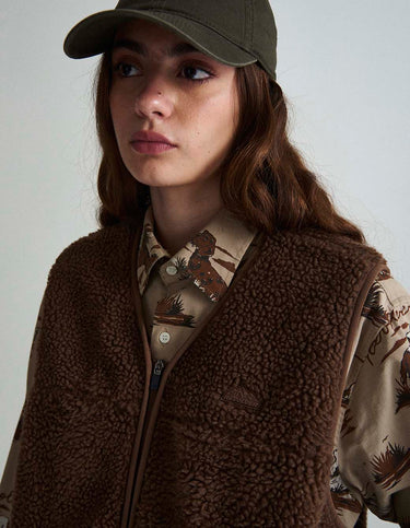 Chaleco Sherpa Marrón - Chaleco | Ropa Revolver (foto 2)