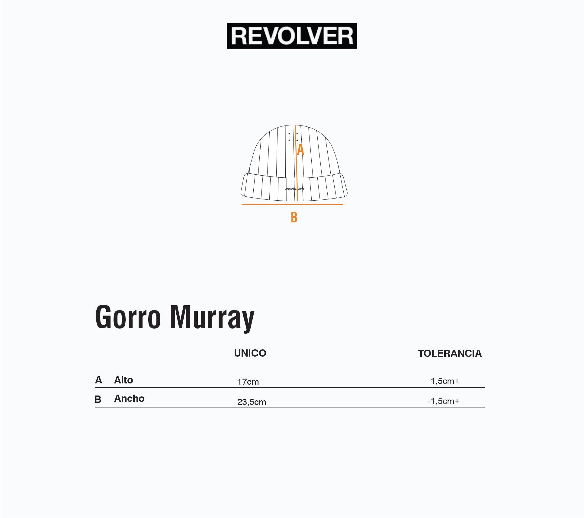Guía de Talles - Gorro Murray Marrón