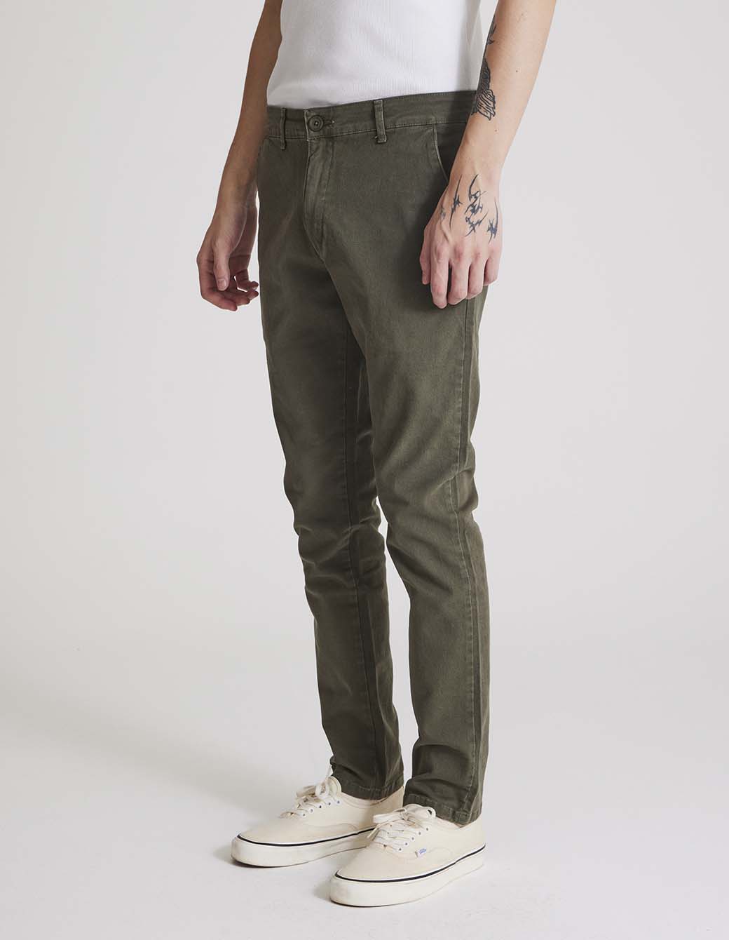 Pantalón Chino Clásico Verde