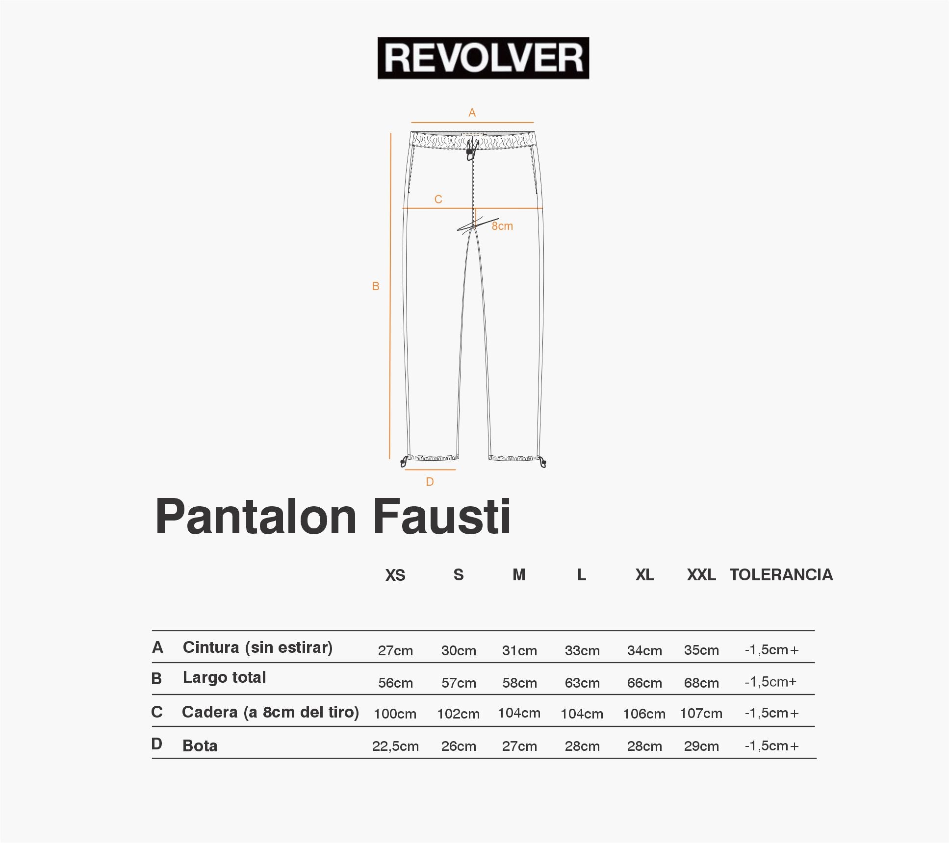 Guía de Talles - Pantalón Fausti Marrón