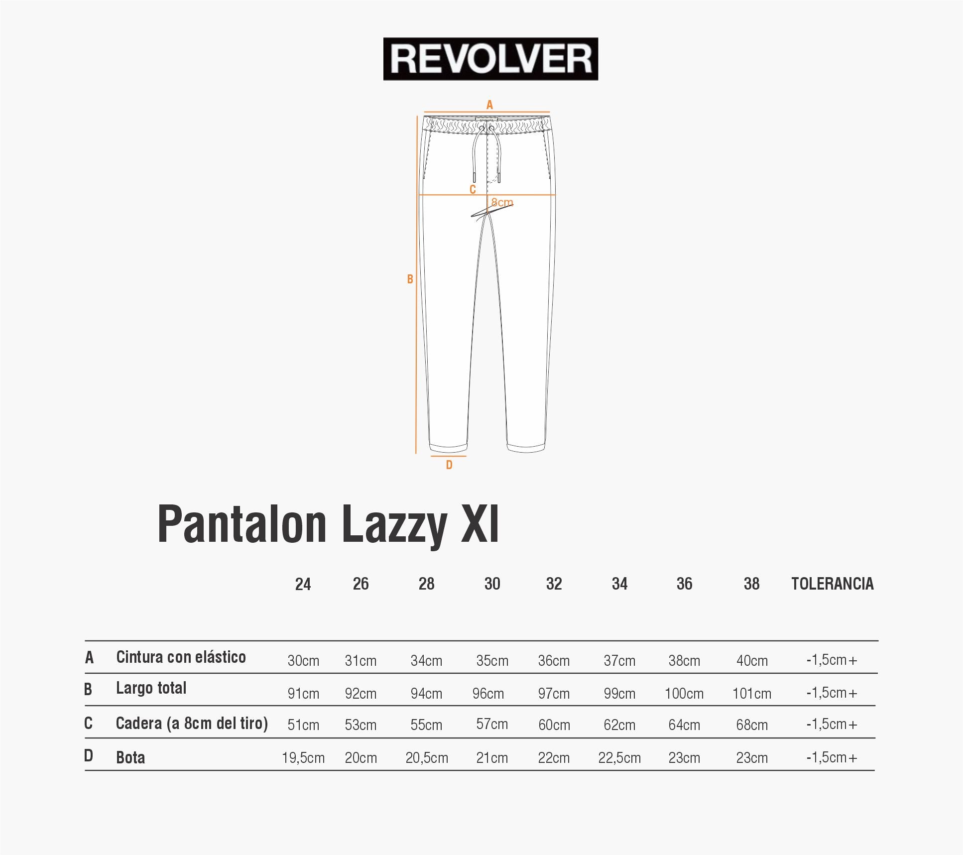 Guía de Talles - Pantalón Lazy XL Gris