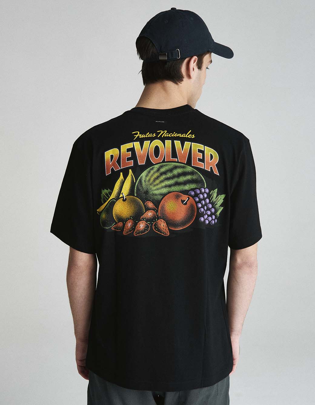 Remera Frutas Negro