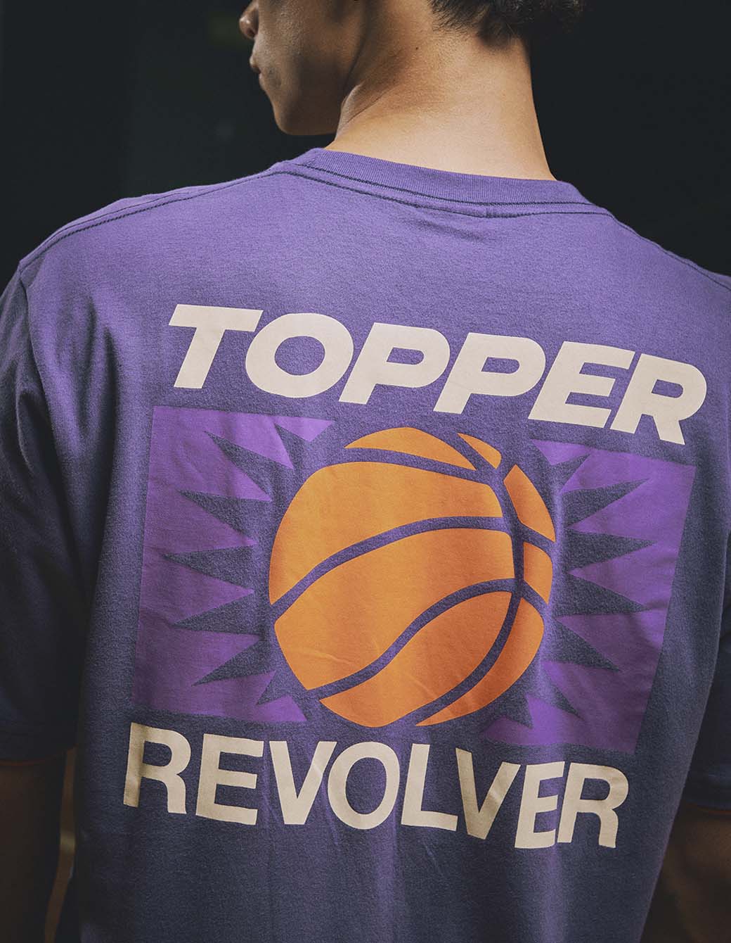 Remera Logo Violeta - TOPPER x REVOLVER