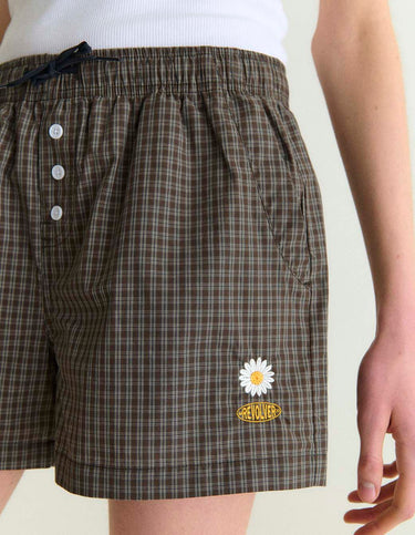 Short Nilan Cuadros Marrón - Short | Ropa Revolver (foto 2)