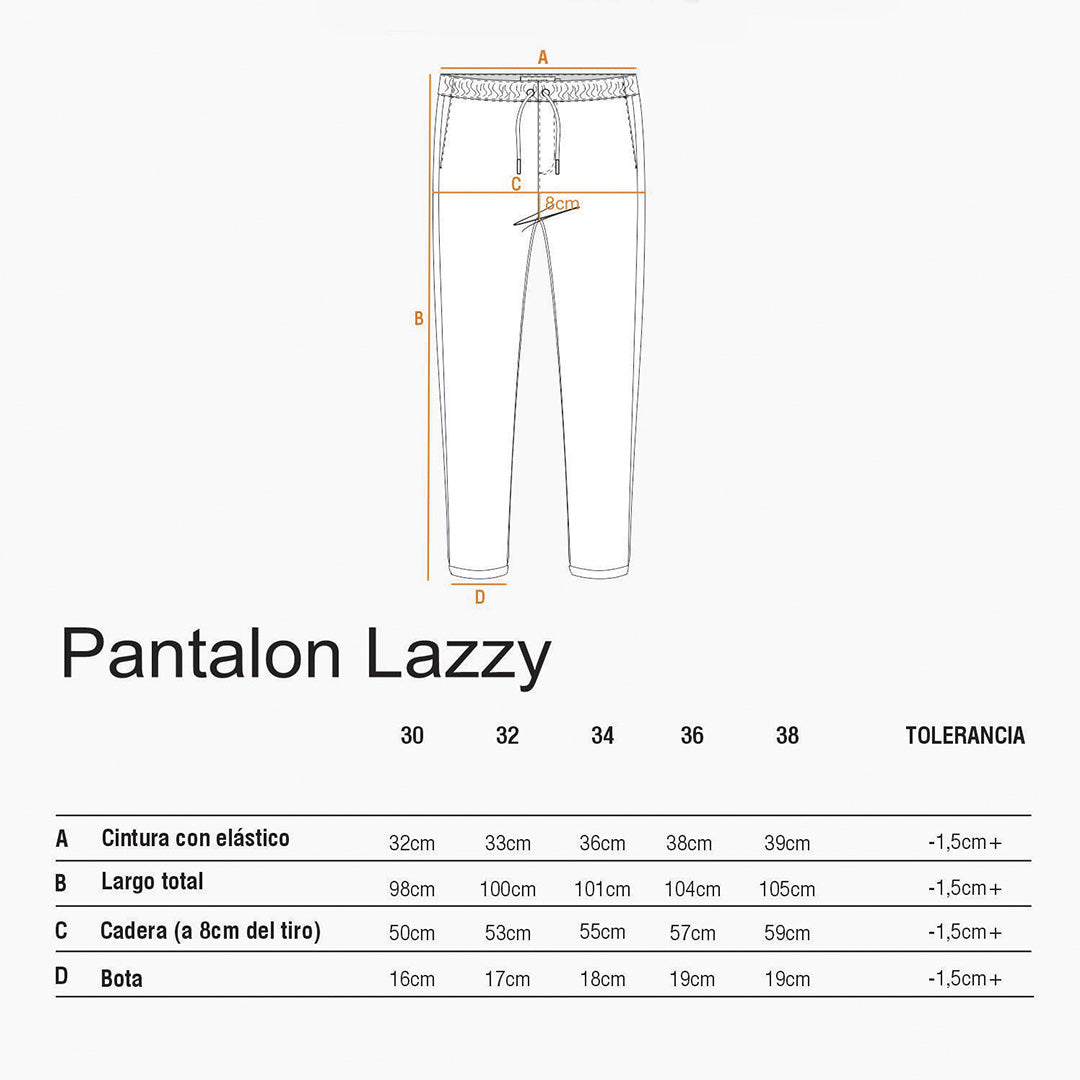 Guía de Talles - Pantalón Lazy Cord Beige