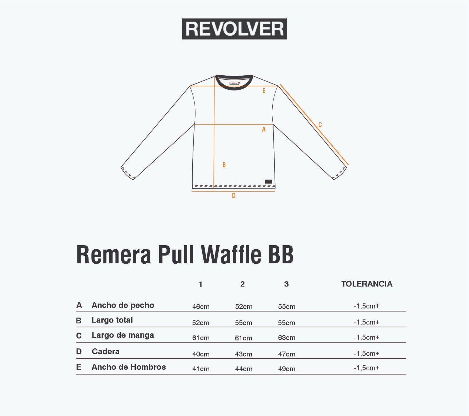 Guía de Talles - Pull Waffle BB Azul